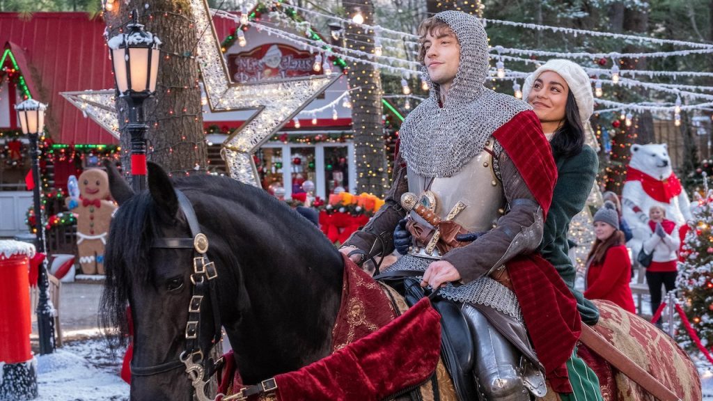 The trailer for The Knight Before Christmas has dropped and Vanessa Hudgens is so on brand